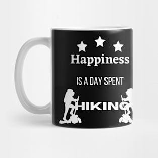 Happiness is a day spent hiking Mug